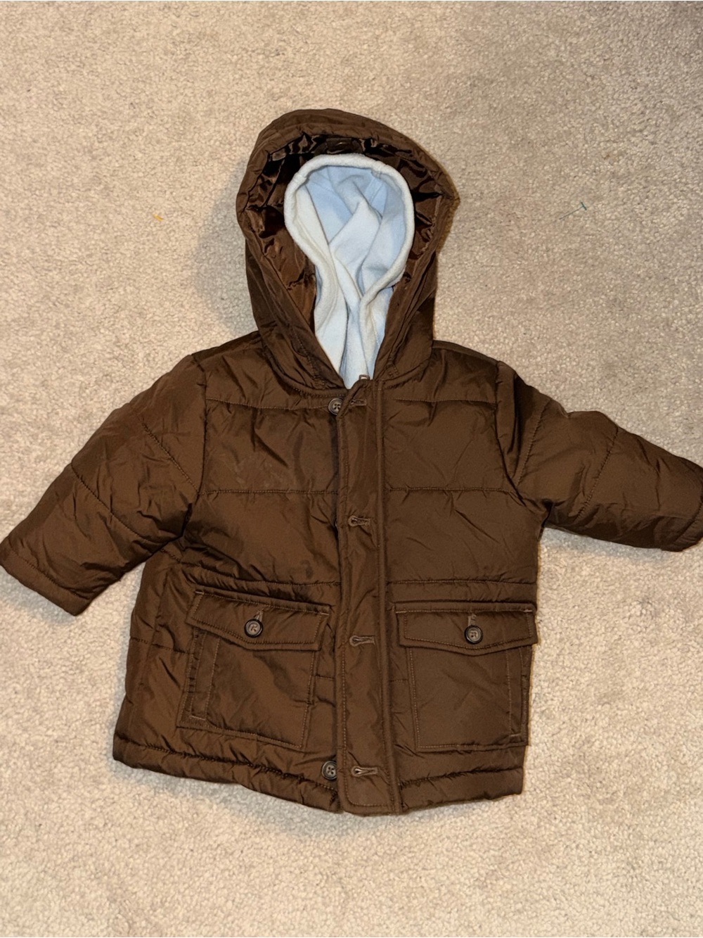 Janie and Jack Brown 3 in 1 Hooded Jacket for Kids